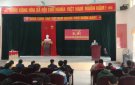 Xã Cẩm Thành tổ chức Lễ tiễn đưa thanh niên lên đường nhập ngũ năm 2020