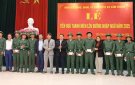 Lễ tiễn đưa thanh niên lên đường nhập ngũ năm 2025