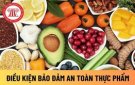 Các điều kiện bảo đảm an toàn thực phẩm trong kinh doanh thức ăn đường phố