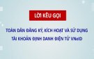 Chủ tịch UBND tỉnh ra Lời kêu gọi toàn dân đăng ký, kích hoạt và sử dụng tài khoản định danh điện tử VNeID