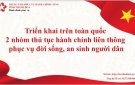 Đẩy mạnh thực hiện liên thông 02 nhóm thủ tục hành chính khai sinh, khai tử