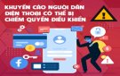 Người dân cần cảnh giác, tránh để điện thoại bị chiếm quyền sử dụng