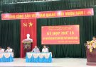 HĐND xã Cẩm Thành khóa XXI, nhiệm kỳ 2021 -2026 tổ chức Kỳ họp thứ 15 để giải quyết công việc phát sinh đột xuất