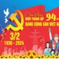 BÀI TUYÊN TRUYỀN KỶ NIỆM 94 NĂM NGÀY THÀNH LẬP ĐẢNG CỘNG SẢN VIỆT NAM (03/02/1930 - 03/02/2024)
