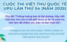 Thể lệ Cuộc thi viết thư UPU lần thứ 54 (năm 2025)