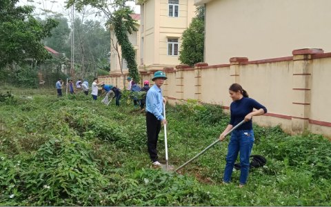 Công đoàn cơ sở xã Cẩm thành tổ chức “Tết trồng cây đời đời nhớ ơn Bác Hồ” Xuân Canh Tý 2020.