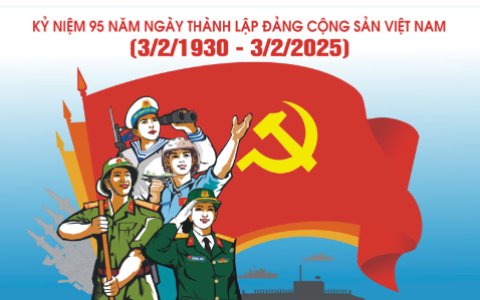   TUYÊN TRUYỀN KỶ NIỆM 95 NĂM NGÀY THÀNH LẬP ĐẢNG CỘNG SẢN VIỆT NAM (03/02/1930 - 03/02/2025)